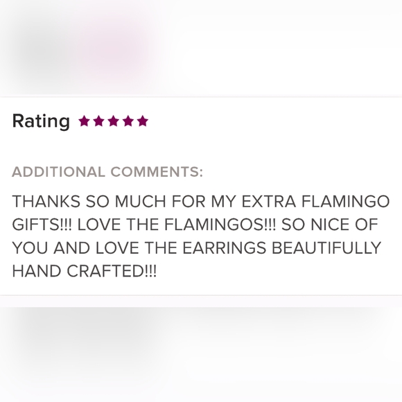 MESSY BUN AMERICAN EARRINGS NWT. HANDMADE - Picture 3 of 3